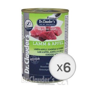 DR. Clauder`s Selected meat - miel si mere bax(6 buc), 800g